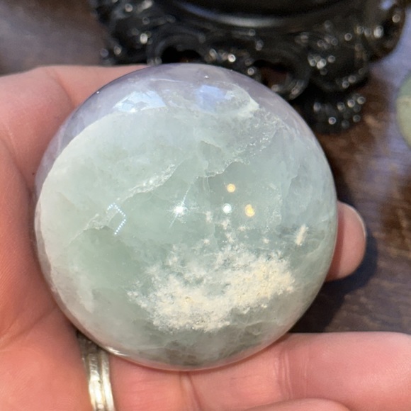 🎄SALE🎄Rainbow Fluorite Crystal Sphere! - Picture 9 of 11